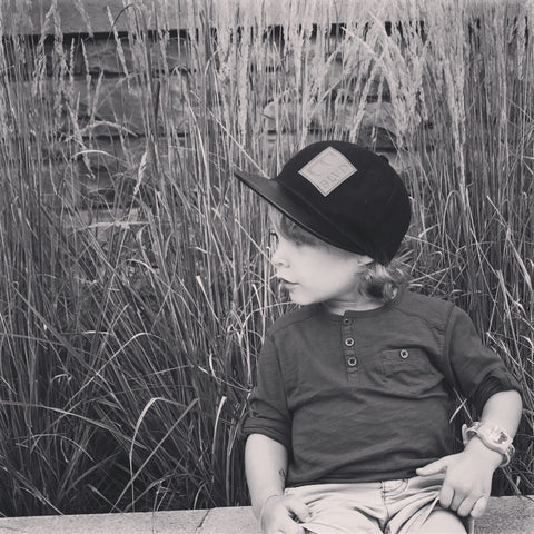 Leather Brim Snapback