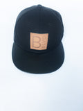 Leather Brim Snapback