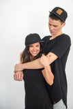 Leather Brim Snapback