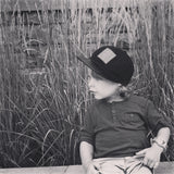 Leather Brim Snapback